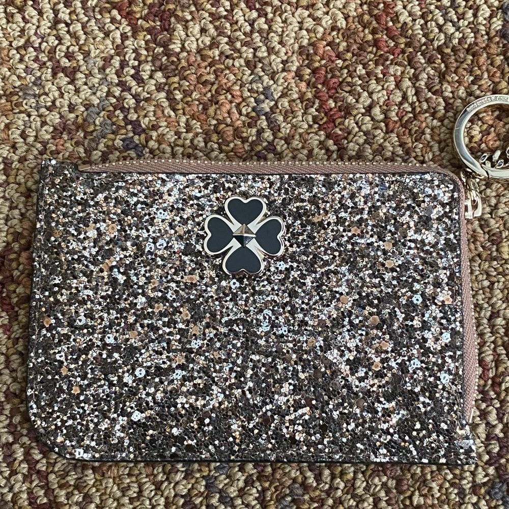 🌹🌹🌹Kate Spade🌹🌹🌹glittery key card case